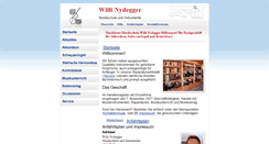 Desktop Screenshot of musiknydegger.ch
