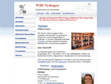 Tablet Screenshot of musiknydegger.ch
